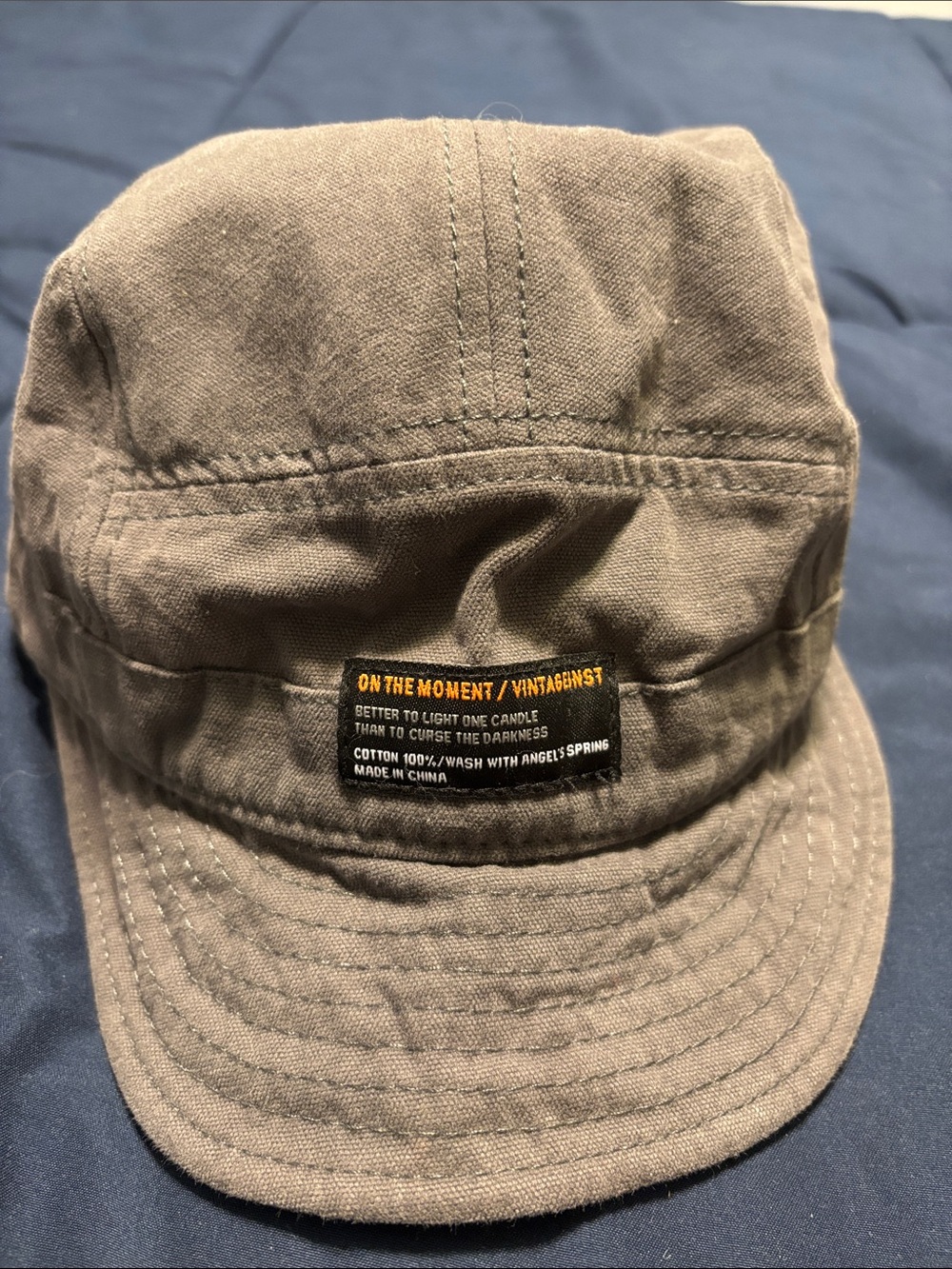 Vintage-Inspired Men's Cotton Cap